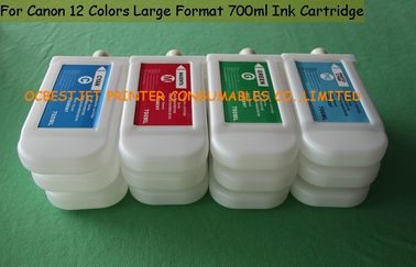700ml svuotano le cartucce di inchiostro della stampante di Canon dell'inchiostro della tintura, cartuccia di inchiostro di Canon IPF8000