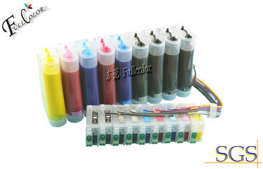 L'inchiostro pieno del pigmento ha riempito Epson T1571 - i colori continui 200ml dell'impianto di alimentazione 9 dell'inchiostro del CISS T1579 ogni colore