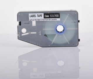 cassetta di nastro d'argento di tocco del nastro 20M.p del creatore dell'etichetta di 6mm per la stampante di identificazione del cavo
