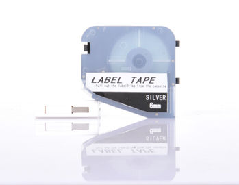 argenti 6mm - 12mm del nastro della radura del creatore dell'etichetta di identificazione del cavo per la stampante del tubo