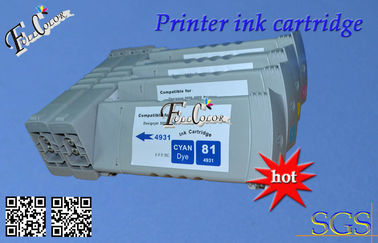 Cartuccia di inchiostro di stampa veloce della tintura di HP 81 BK C m. Y 680ml per la stampante di HP Desiginjet D5800 di uso