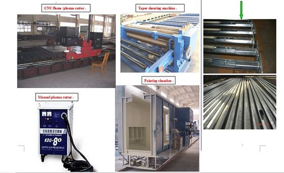 Palo di iluminazione pubblica industriale a macchina/che fa attrezzatura per il palo leggero