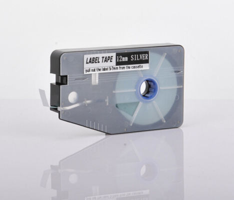 Nastro 12mm del creatore dell'etichetta dell'iscrizione del puntale per installazione elettrica, giallo
