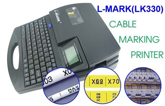 300dpi anneriscono lo stampatore della marcatura del cavo, stampatore interamente automatico del tubo degli strizzacervelli del calore di taglio