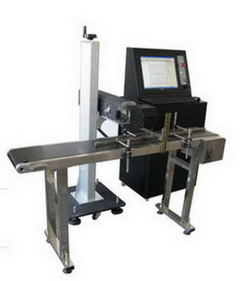 Stampante laser a CO2 RF codice per data coding imbottigliato in acqua, bevande, alimentari, raffreddamento ad aria