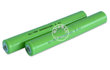 Pacchetto potente 2.4V aa 900mAh della batteria di Nimh con il tubo degli strizzacervelli del PVC