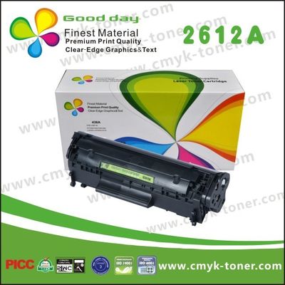 Cartuccia toner per stampante laser nera Q2612A compatibile con HP