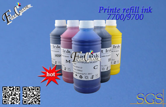 Inchiostro di stampante compatibile di rassegna del cliente di 5 stelle per il pro pacchetto della bottiglia 9710 7710 1000ml di Epson per il rivenditore