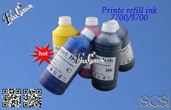 Inchiostro di stampante compatibile di rassegna del cliente di 5 stelle per il pro pacchetto della bottiglia 9710 7710 1000ml di Epson per il rivenditore