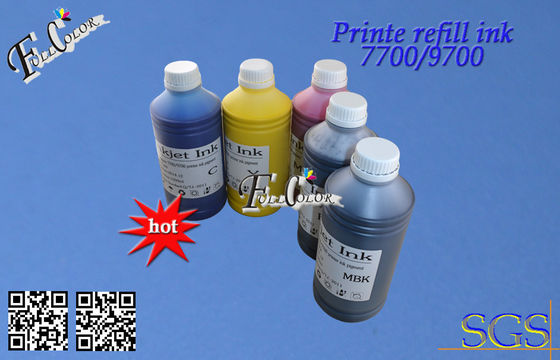 Della stampante del pigmento dell'inchiostro inchiostro del pigmento del cromo K3 ultra per le pro 7700 5 bottiglie della ricarica dell'inchiostro di colore di Epson