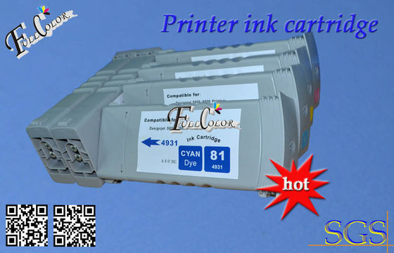 Cartuccia di inchiostro di stampa veloce della tintura di HP 81 BK C m. Y 680ml per la stampante di HP Desiginjet D5800 di uso