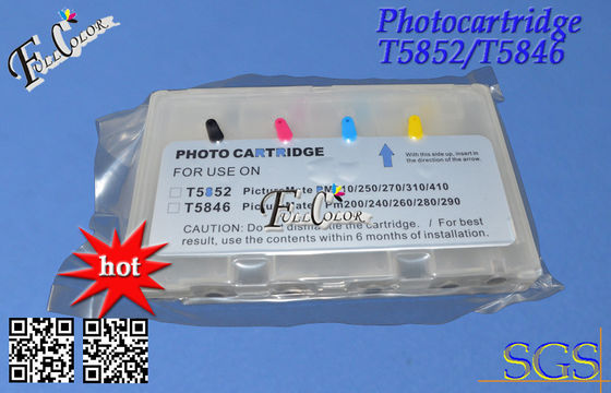 Colori riutilizzabili vuoti della cartuccia di inchiostro di Epson T5846 t5852 K C m. Y 4