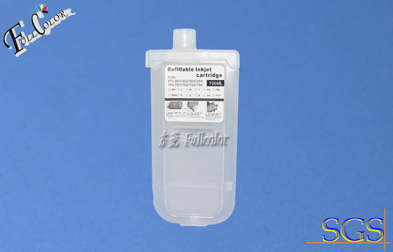 Ampio iPF 8300 di Canon di formato di PFI 704 8310 colori riutilizzabili vuoti del carro armato 700ml 8 dell'inchiostro della stampante
