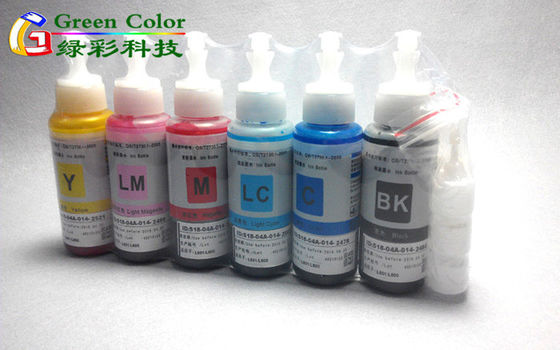 l'inchiostro della tintura del canone di 200ml 500ml per epson L100/L101 con colore giallo nero non ostruisce mai